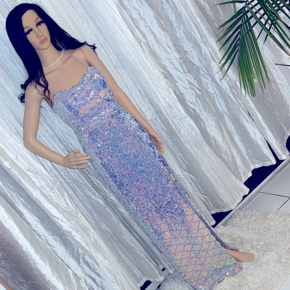 Sequin Evening Gown - image 1